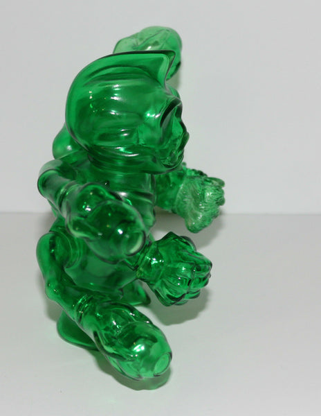 Cronic Maverasu Green Clear Sofubi Kaiju Soft Vinyl Designer Art Toy Unpainted