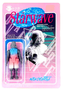 Nekosatsu Darth Vaporwave Resin Action Figure Starwave Art Toy