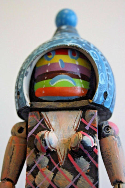 David Choe CHOEGAL Ningyoushi Designer Art Toy Handmade Painted Wooden Figure