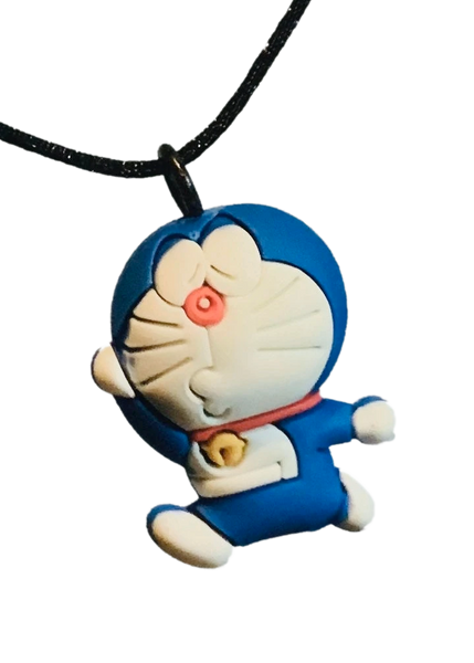 Doraemon Figure Anime Pendant Soft PVC Key Chain Necklace Bag Charm - Kissy Face