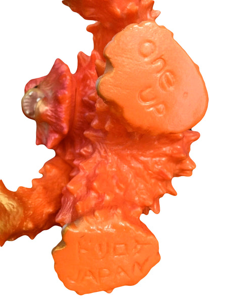 Dream Rocket Omega Bigfoot/Yeti Sofubi Hot Pink Orange Pearl Essence Soft Vinyl Figure
