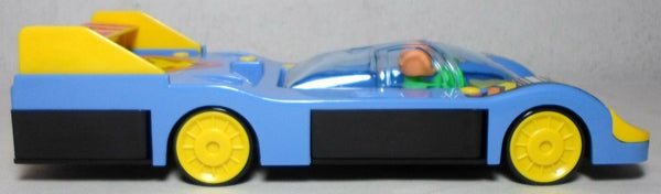 Flomo Retro Race Car Mechanical Pencil Case Vintage Blue Racing Stationary Box