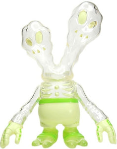 Secret Base Ghostfighter Green Spirit Sofubi Translucent Designer Vinyl Art Toy Super7 Figure