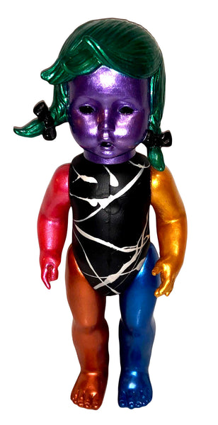 Goebel Girl Hand Painted Doll Custom Art Toy Figure BulletproofToyz
