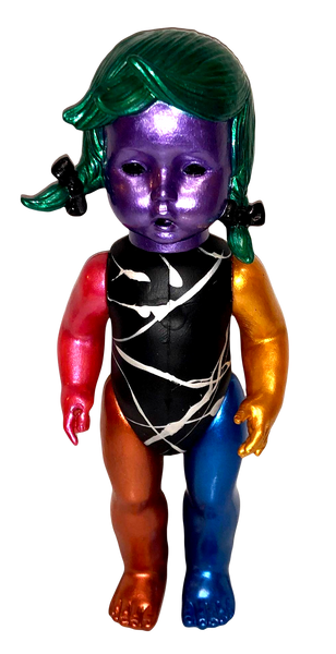 Goebel Girl Hand Painted Doll Custom Art Toy Figure BulletproofToyz