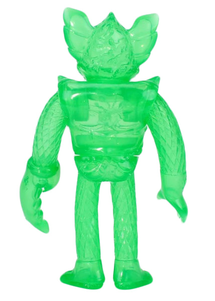 Gravy Toys Bwana Spoons Lonny Clear Emerald Green Sofubi Unpainted Blank Designer Toy Figure