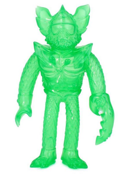 Gravy Toys Bwana Spoons Lonny Clear Emerald Green Sofubi Unpainted Blank Designer Toy Figure