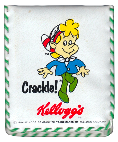 Kellogg’s Rice Krispies Snap Crackle Pop! Vintage Retro 1984 Vinyl Wallet Billfold