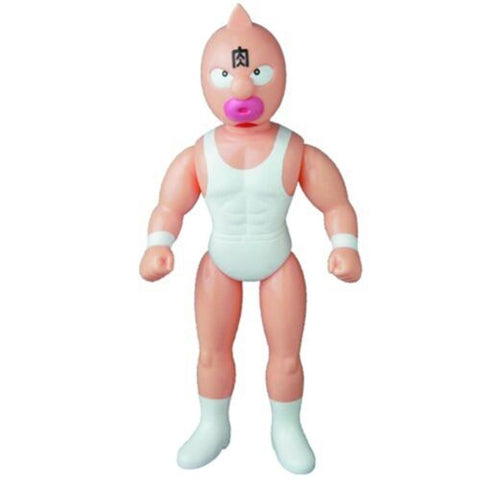 Kinnikuman Muscle Man Sofubi Action Figure Medicom Designer Toy White Tank Top Version