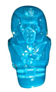 KtoKto Mummy Sofubi Monster Finger Puppet Blue Soft Vinyl Designer Toy Figure