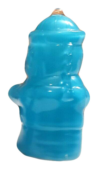 KtoKto Hopping Vampire Sofubi Monster Finger Puppet Blue Soft Vinyl Designer Toy Figure