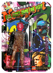 Mark Ultra Evil Dudes Come For A Visit Resin Syndicate Bootleg Art Toy