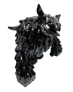 Magman Monster Sofubi Kaiju For Grownups Black Metallic Wonderwall Touma Limited Edition Sofvi Designer Toy