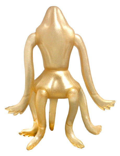 Marmit Dogora Sofubi Clear Gold Glitter Lame Space Monster Soft Vinyl Paradise Figure