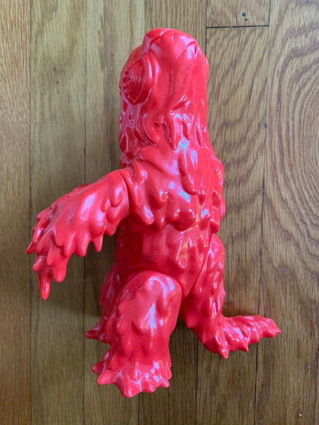 Marusan Hedorah Smog Monster Retro Sofubi Unpainted Red Sofvi Godzilla Kaiju Soft Vinyl Figure