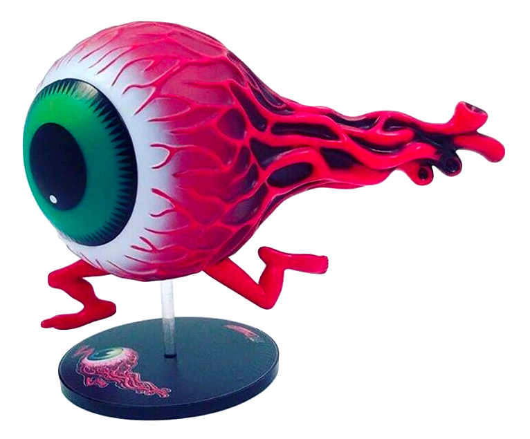 MightyJaxx Running Eye Jim Phillips Art Toy Vinyl Eyeball