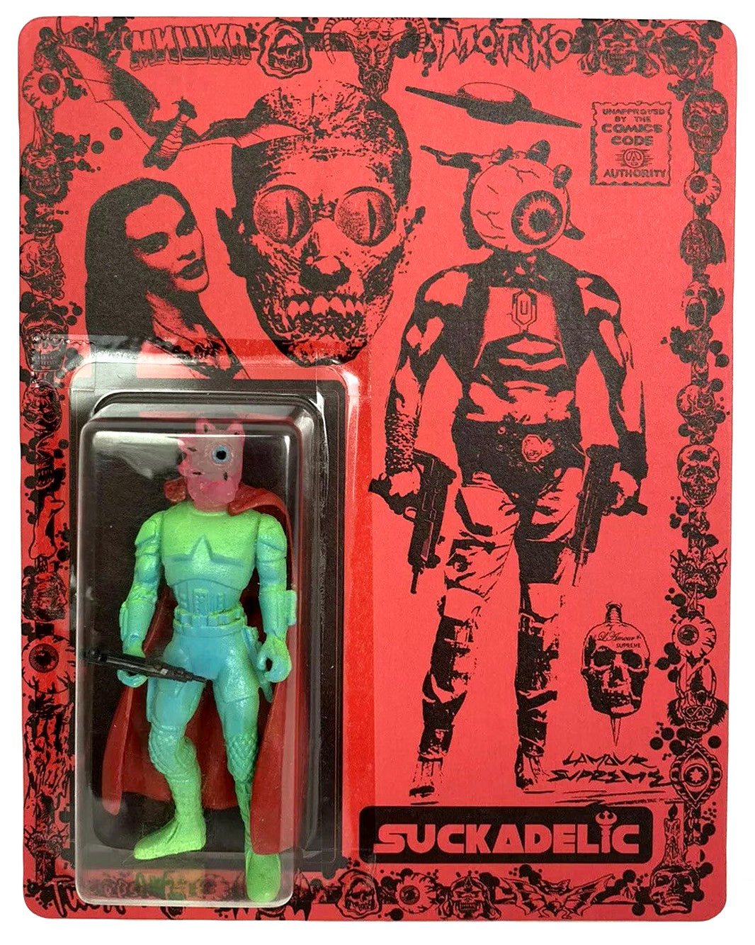 Suckadelic Designer Bootleg Toy Art, SuckLord Custom Action Figure Parody  Knockoff – Captivated!