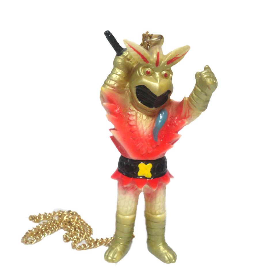 Henshin Ninja Arashi Sofubi Pendant Vintage 80s Popy Soft Vinyl Toy Japan