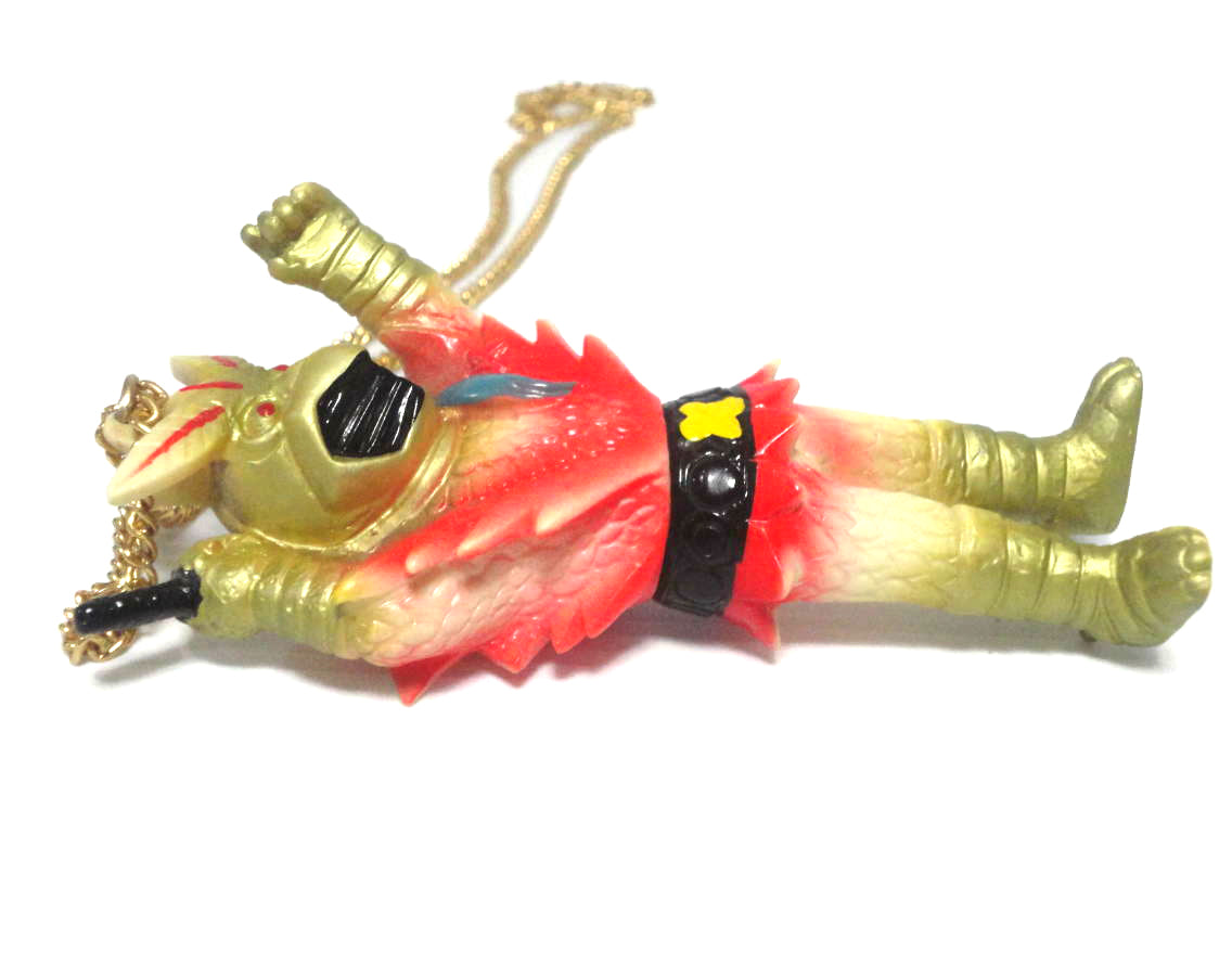 Vintage Henshin Ninja Arashi Sofubi Pendant Popy Japan Mini