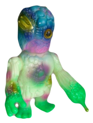 RealxHead Mutant Chaos Sofubi GID Frank Kozik Custom Painted Soft Vinyl Designer Toy