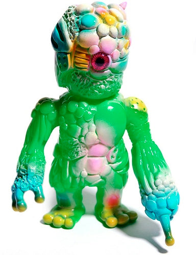 RealxHead Mutant Chaos Sofubi Green Soft Vinyl Pastel Spray Toy Karma Exclusive