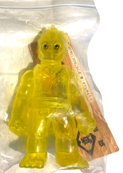 RealxHead ShintoSan Sofubi Transparent Yellow Clear Soft Vinyl Unpainted Blank Figure Designer Toy