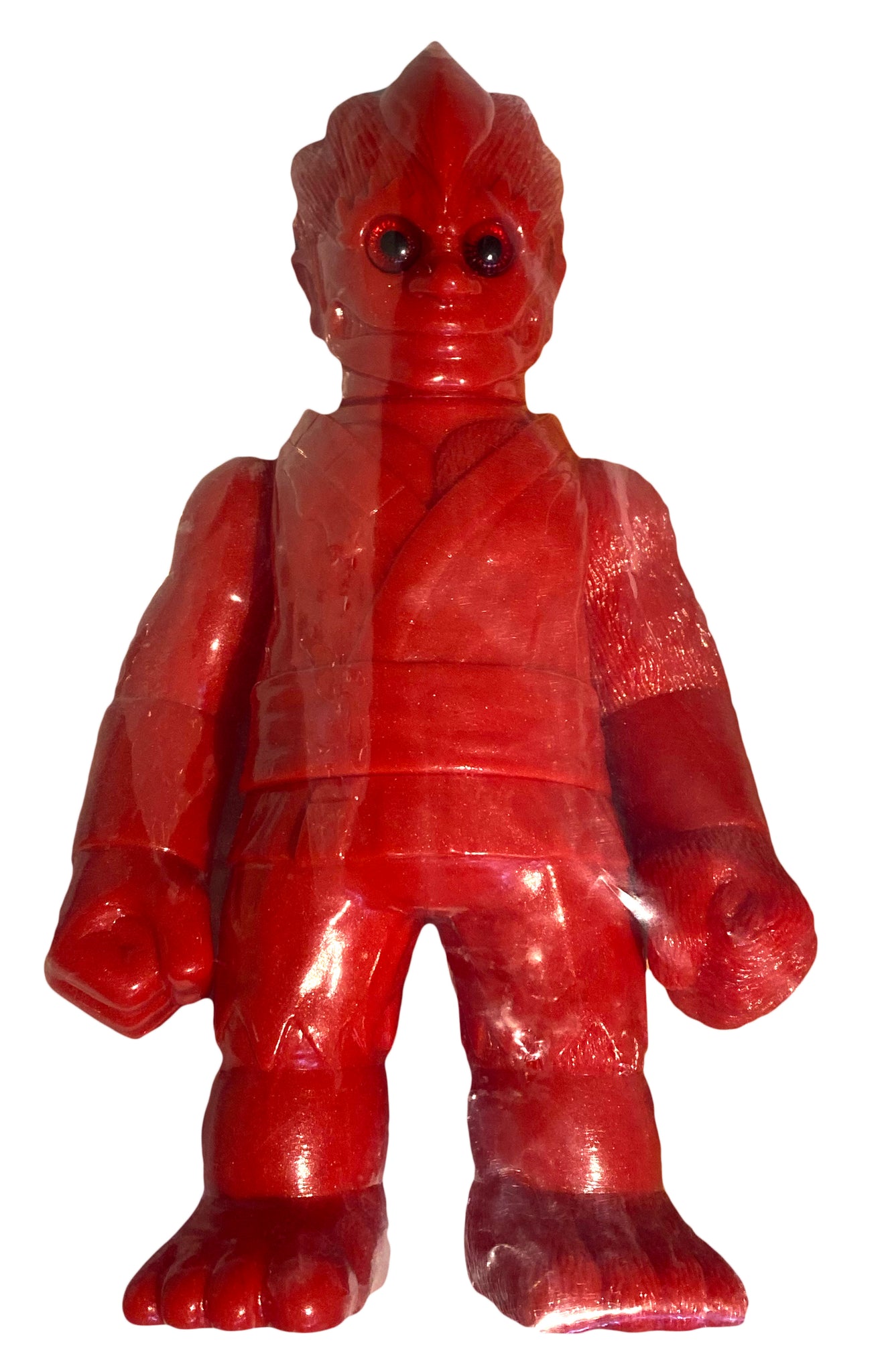 RealxHead ShintoSan Sofubi Red Unpainted Soft Vinyl Blank Figure Designer Toy