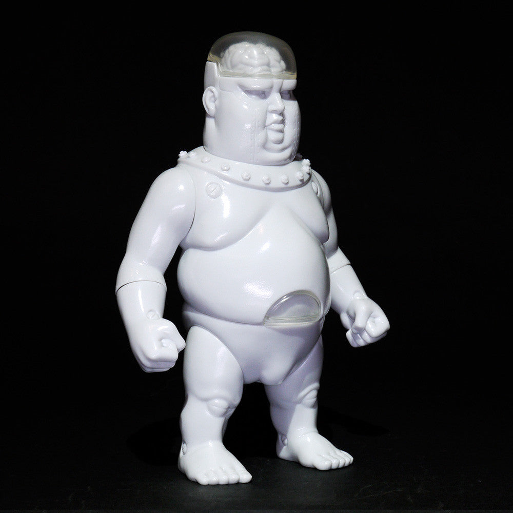 Restore Iron Meat Sofubi White Unpainted Blank Soft Vinyl Cyborg