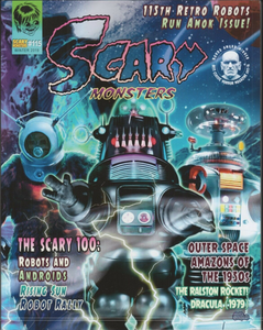 Scary Monsters Magazine #115 Winter 2019 Retro Robots, Androids, Outer Space Horror