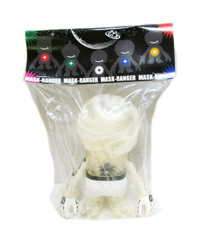 Secret Base Damage Brain White Mask Ranger Sofubi Soft Vinyl Designer Toy