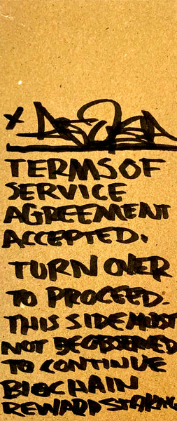 AEQEA Self Awareness Terms of Service Entrance Bootleg Resin Kaiju Custom Carded Toy Art