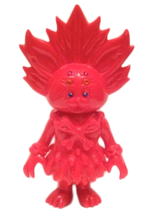 SIO Maharaja Sofubi Kaiju Rare Angel Abby Red Edition Unpainted Blank Figure