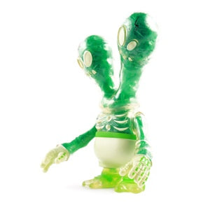 Secret Base Ghostfighter Green Spirit Stuffed Sofubi Clear Soft Vinyl Designer Art Toy Super7 Figure