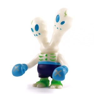 Secret Base Ghostfighter Secret Release Blue GID Sofubi Soft Vinyl Super7 Designer Toy Figure