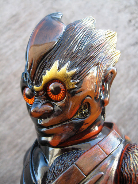 RealxHead ShintoSan Metallic Copper Color Sofubi Soft Vinyl Figure Designer Toy