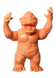 Siccaluna Flesh Ape Violent Beast Kong Sofubi Blank Unpainted Kaiju Soft Vinyl Designer Toy