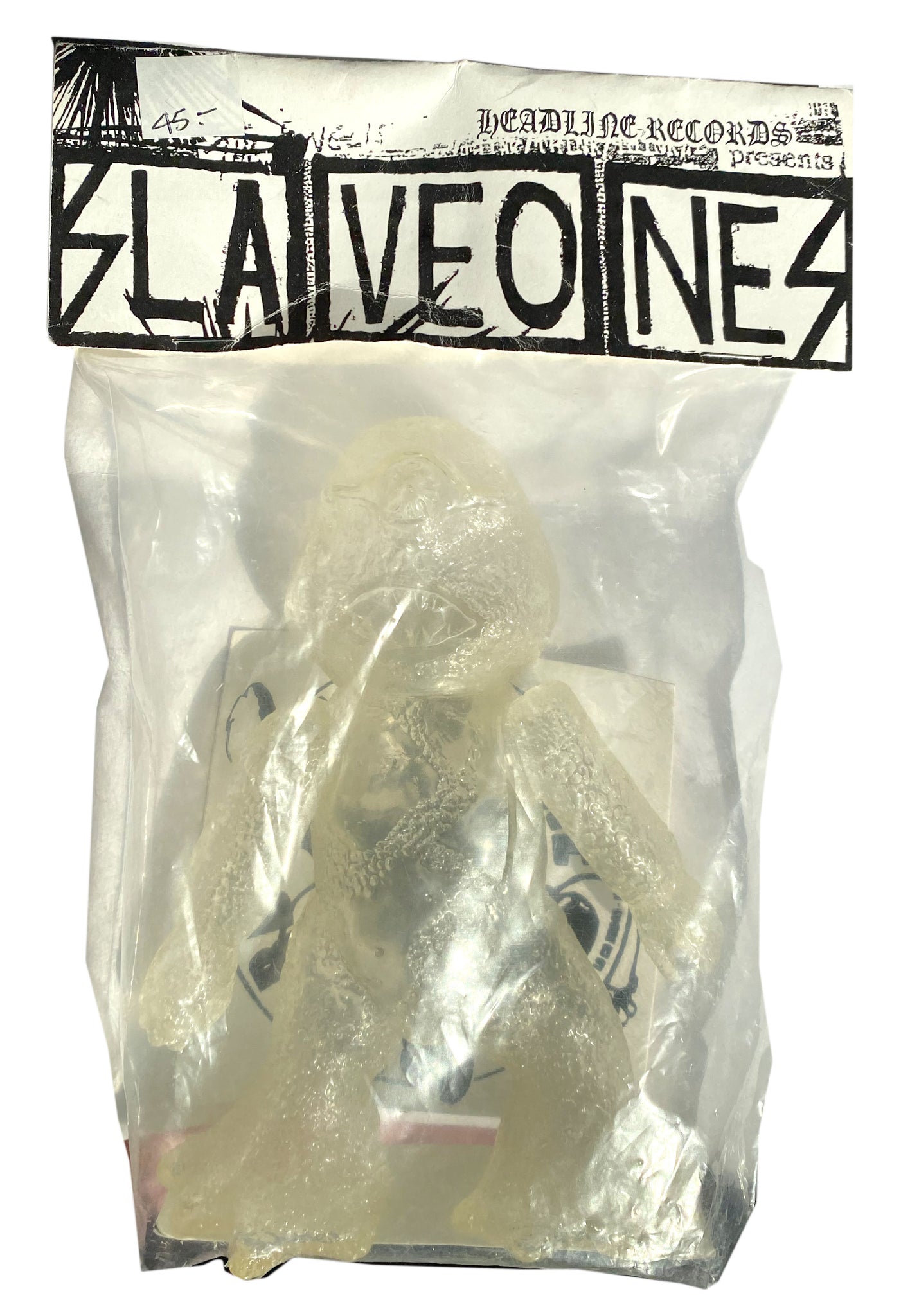 Slave X One Gero Sofubi Clear Soft Vinyl Kaiju Art Toy Figure