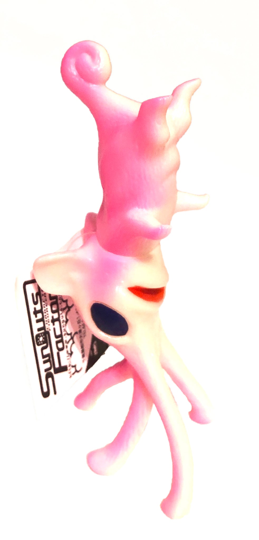 Sunguts Nazobohm Nazobole Sofubi Hyakki Yako Kaiju Soft Vinyl Figure GID w/ Pink