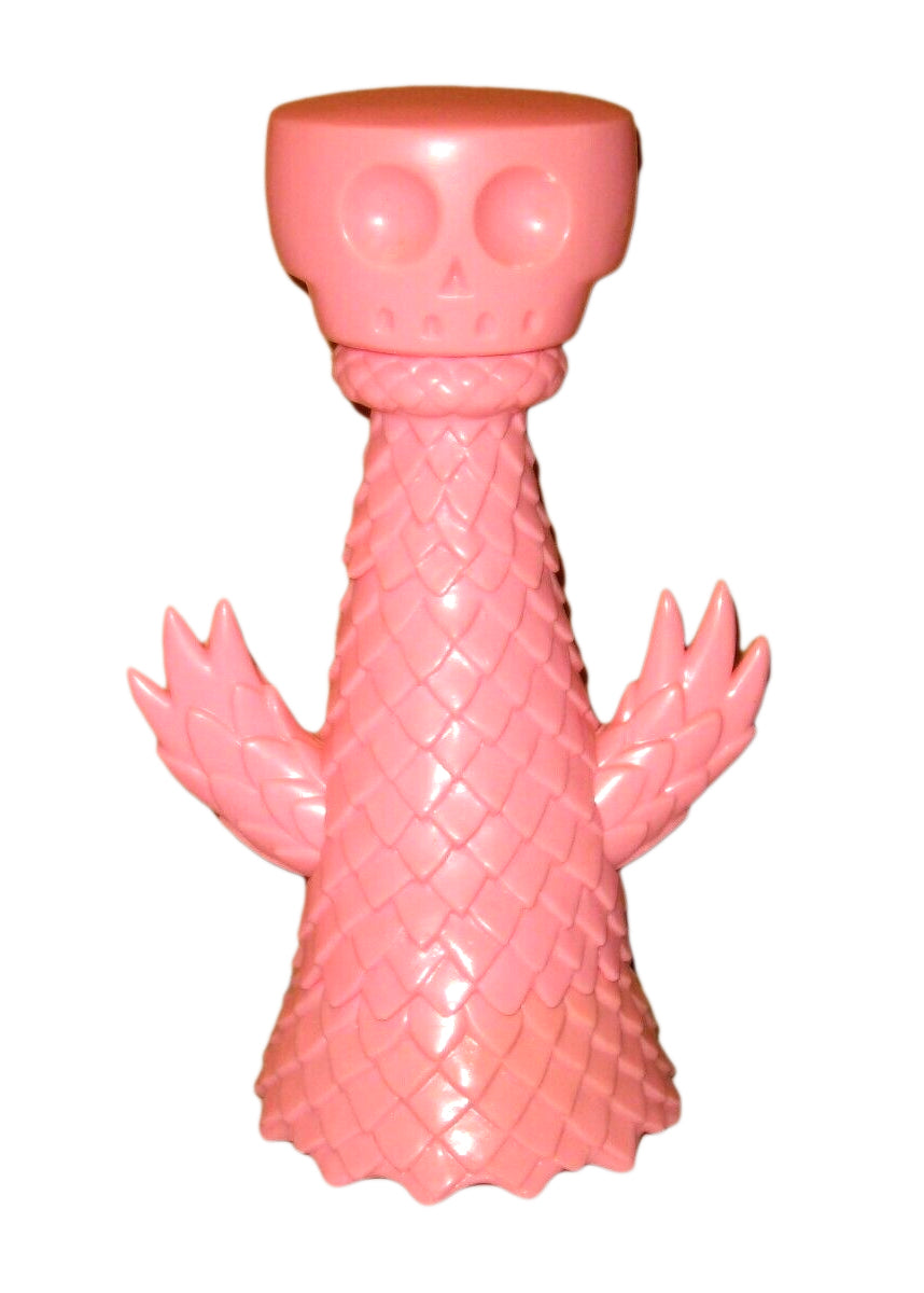 Super7 Dokuwashi Ghostland Sofubi Unpainted Pink Blank Vinyl Designer Toy Figure