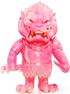 Super7 Mongolion SDCC 11 Glow Pink Swirl Sofubi L'amour Supreme Designer GID Vinyl Designer Toy