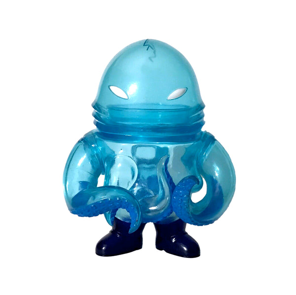 Super7 Squirm Underwater Sofubi Snakes of Infinity Clear Blue Kaiju Soft Vinyl Designer Art Toy Figure