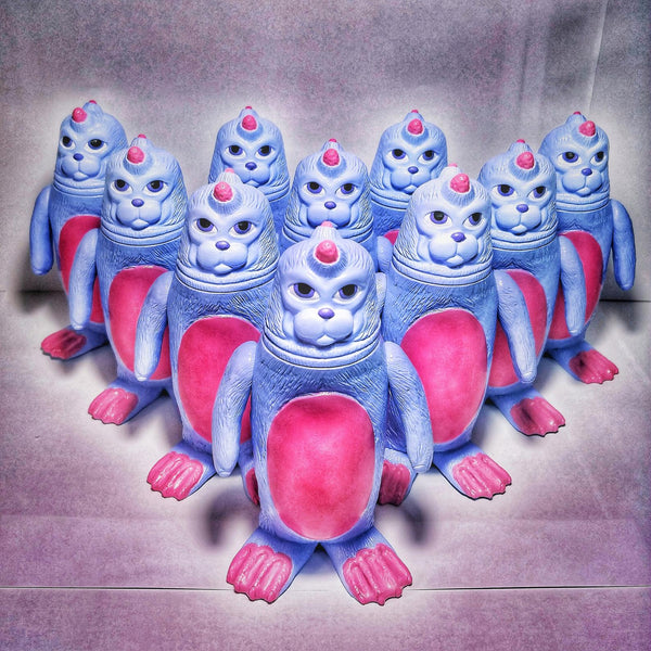 Sealmon Sofubi Blue Edition Vinyl Spray Colorway Designer Toy by Montoz Studio Korea