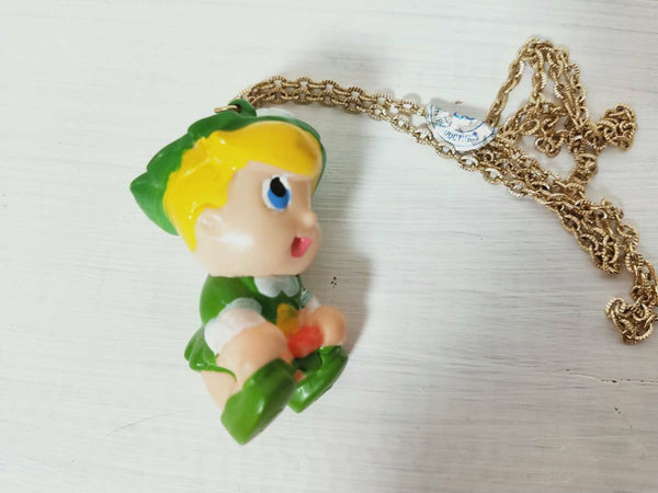 Ribbon Knight Chink Soft Vinyl Pendant Vintage Sofubi Necklace Thing At That Time Figure