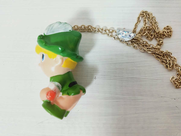 Ribbon Knight Chink Soft Vinyl Pendant Vintage Sofubi Necklace Thing At That Time Figure