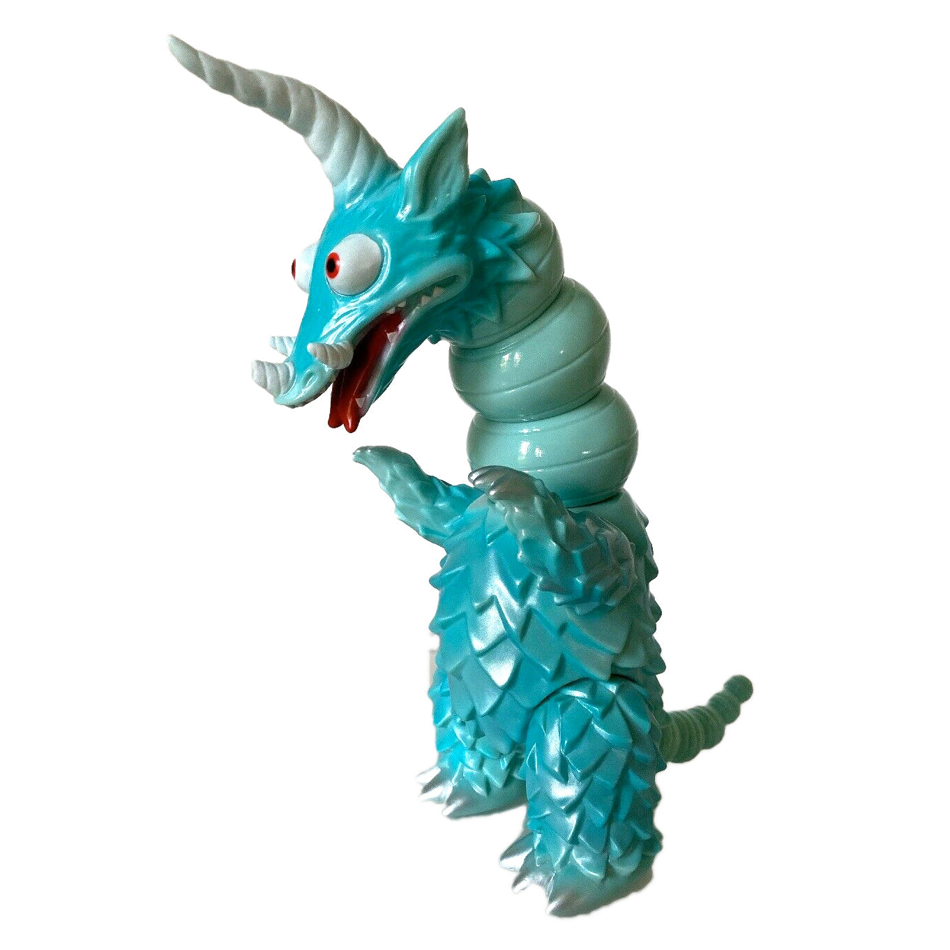 Tim Biskup X Gargamel Dragamel Sofubi Kaiju Light-Blue Edition