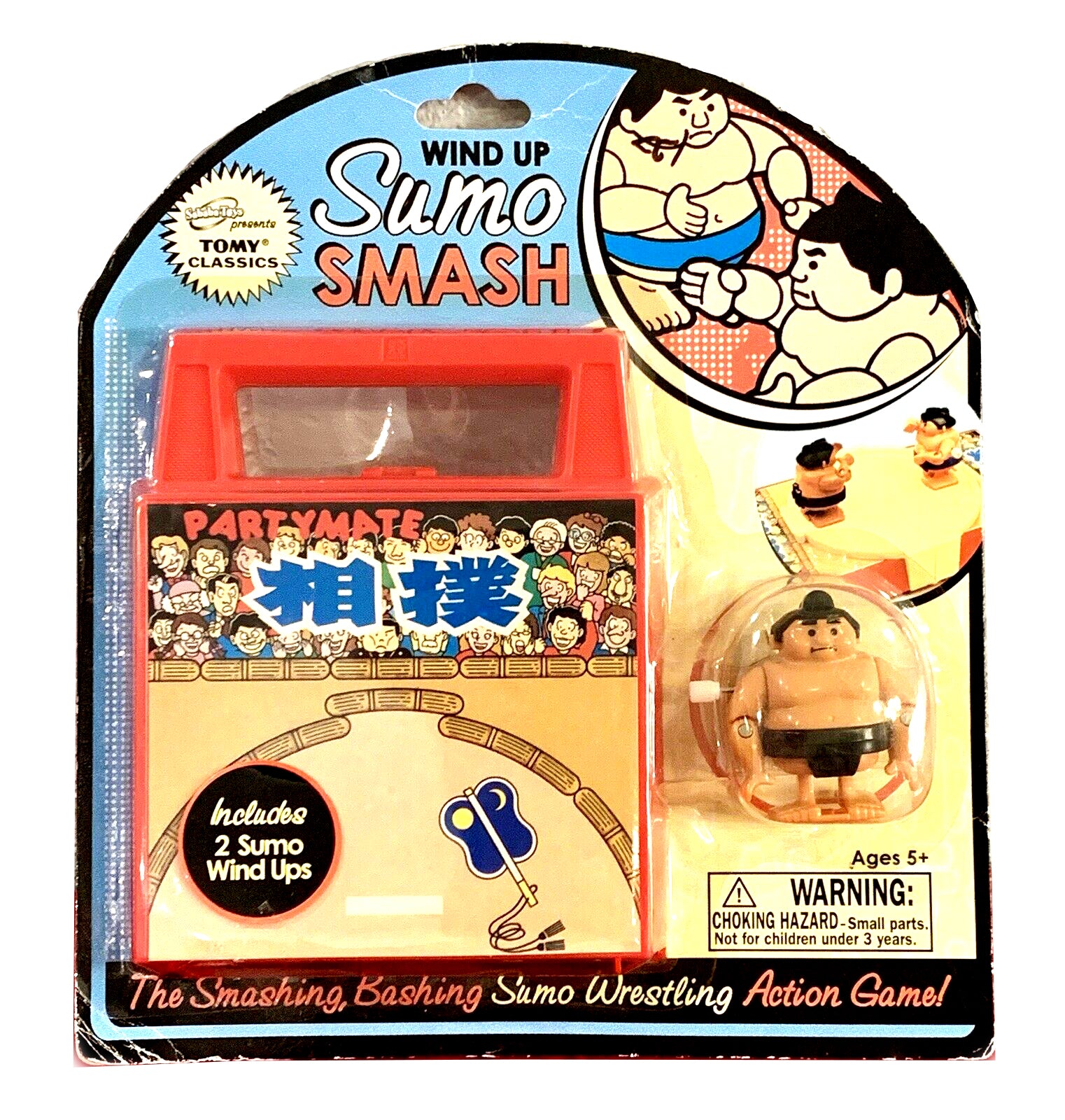 Retro Wind Up Sumo Smash Japan Wrestling Toy Sababa Toys x Tomy Classics US Debut