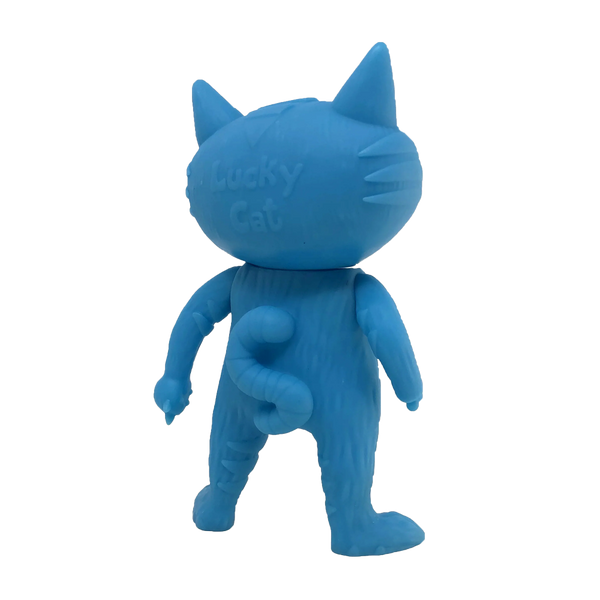 Vincent Scala Lucky Cat Frozen Blue Vinyl Toy Art Designer Figure