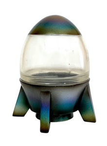 Yamakichi Future Monkey Man Mini Rocket Sofubi Soft Vinyl UFO Colored Edition Yamayoshiya Designer Toy Figure