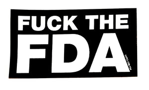 FUCK The FDA Sticker Design
