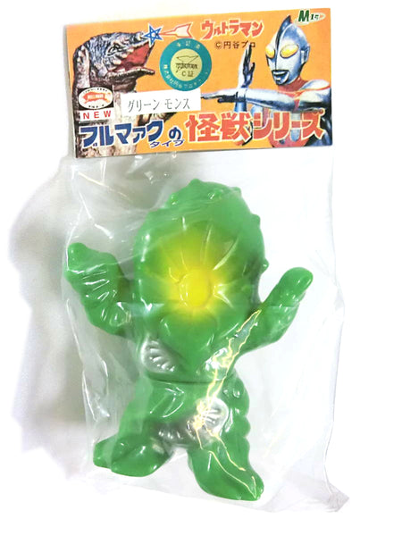 Bullmark Green Mons Sofubi Fake Ultraman Soft Vinyl Figure Collectible M1go